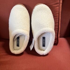 Land’s End faux Sherpa slippers
